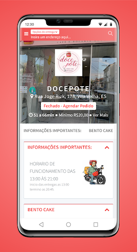 Android application Doce Pote screenshort