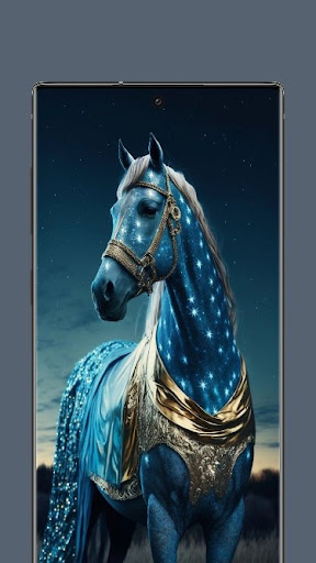 Neon horse Wallpaper Screen 2