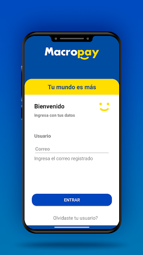 Android application Macropay screenshort