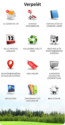 Android application Verpelét screenshort