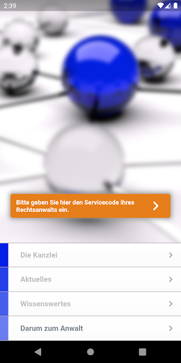 Android application Meine Rechtsanwalt-App screenshort