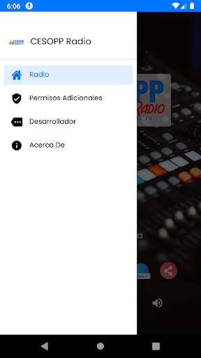 CESOPP Radio Screen 3