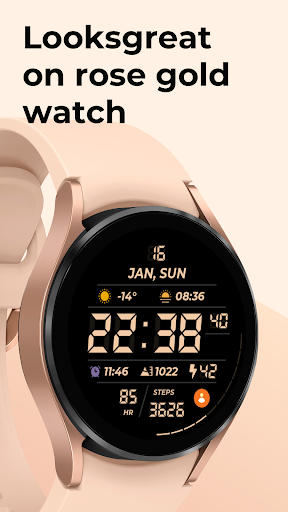 LCD old watchface. Retro sport