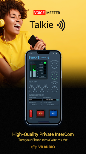 Android application VBAN Talkie screenshort