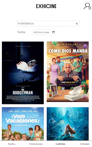 Android application Exhicine screenshort