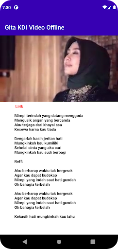 Gita KDI Video Offline Screen 3
