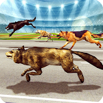 Cover Image of Download Dog Race Game City Racing  APK