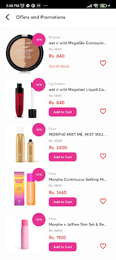Obsession Cosmetics Screen 3