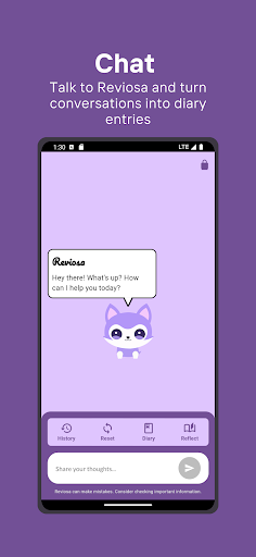 Android application Reviosa: Diary Companion screenshort
