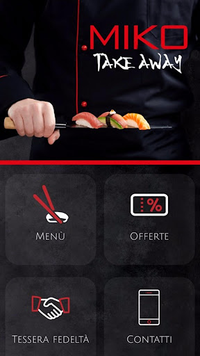 Android application MIKO SUSHI screenshort