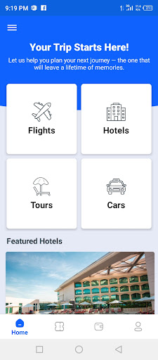 Android application PHPTRAVELS screenshort