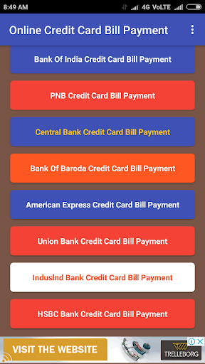Credit Card Bill Payment Onlin Screen 3