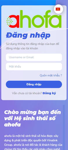 Android application ahofa platform screenshort