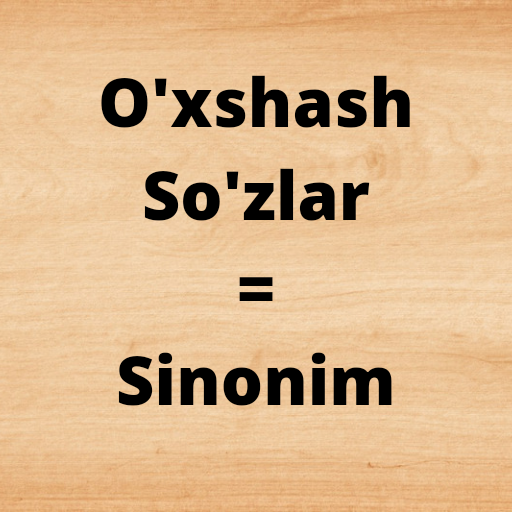 Sinonim so'z o'yin