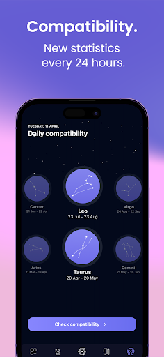Orion — Daily Horoscope Screen 3