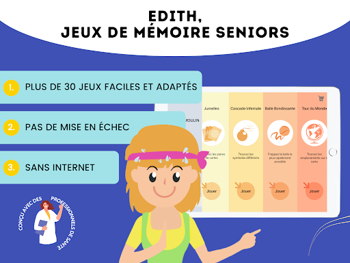 Android application EDITH, votre coach mémoire screenshort