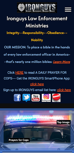 Android application Ironguys Law Enforcement screenshort