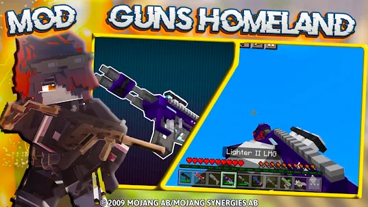 Guns Homeland: MCPE Mods