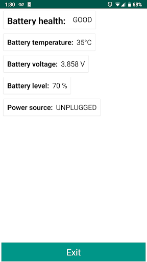Show battery health Screen 2