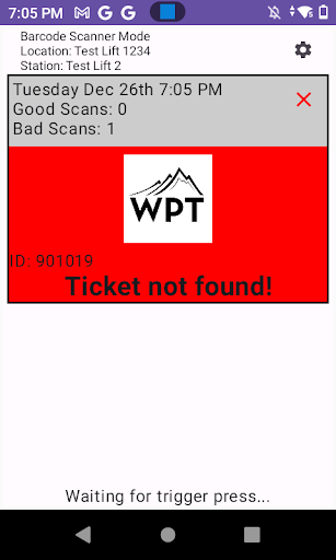 WPT Scanner Screen 3
