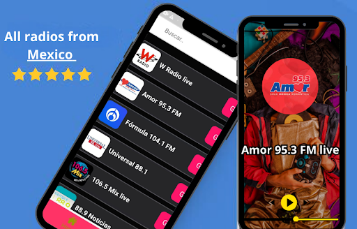 Android application W Radio Mexico Radio screenshort