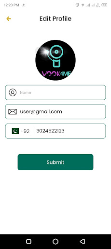 Android application Happy Booking screenshort