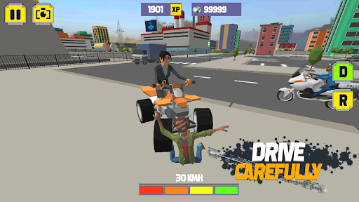 ATV QuadBike Driver Crazy Town screenshot 22