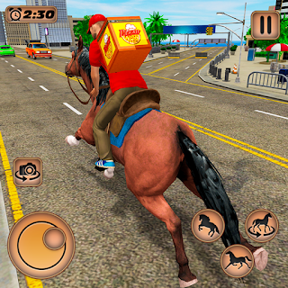 Mounted Horse Riding Pizza apk