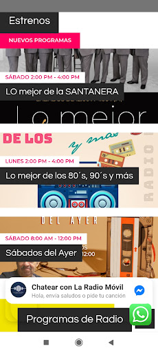 La Radio Móvil Screen 2