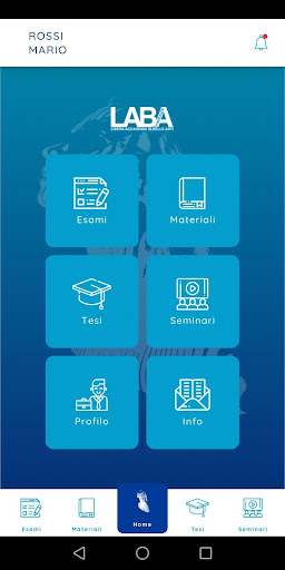 Android application LABA Firenze screenshort