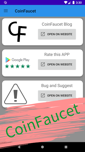 Android application Crypto Coin Faucet screenshort