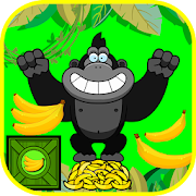 Gorilla Collects Bananas