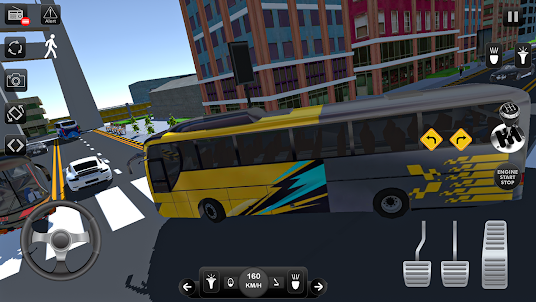 Bus Drive Coach Passenger City