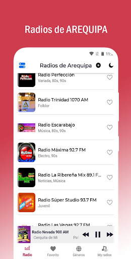 Radios de Arequipa Screen 3