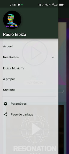 Android application Radio Eibiza screenshort
