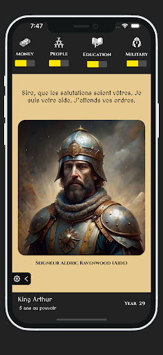 Aperçu de l'application