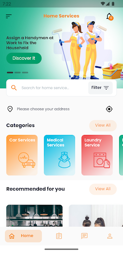 Android application Karis: Home Services screenshort