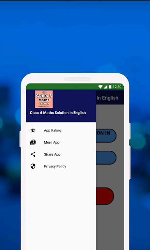 Screenshot of Class 6 Maths Solution English
