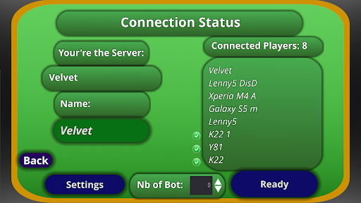 BlueTooth Poker 8 Screen 2