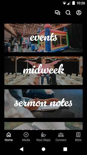 Android application Living Hope Church | Vancouver screenshort