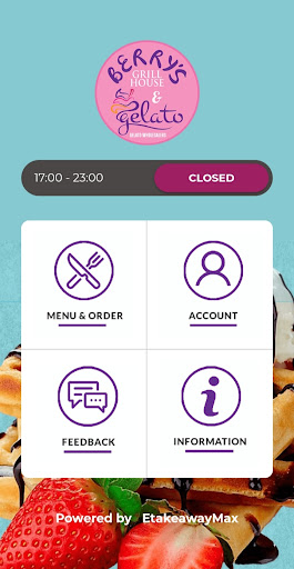Android application Berrys Grill House & Gelato screenshort