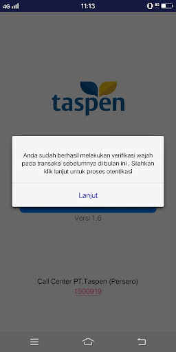 Taspen Otentikasi Screenshot 3 - AppWisp.com