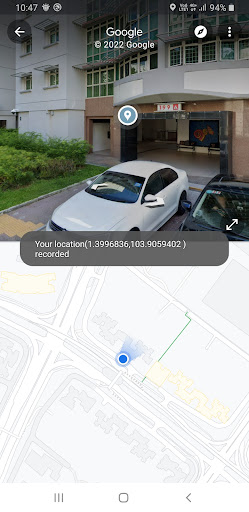 Android application Find My Car screenshort