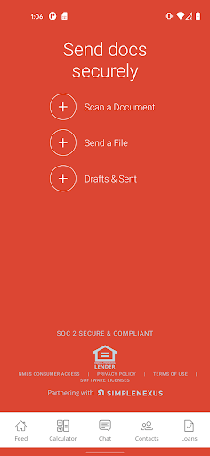 Screenshot of YES Mortgage