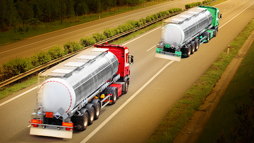 Android application Oil Tanker Truck Driving Games screenshort