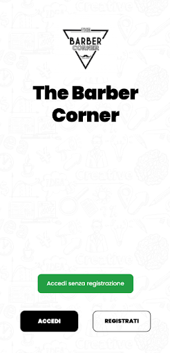 Android application The Barber Corner screenshort