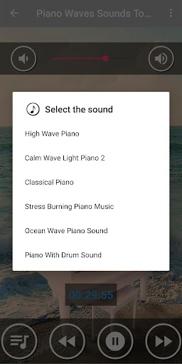 Peaceful Piano Music Waves Screen 2