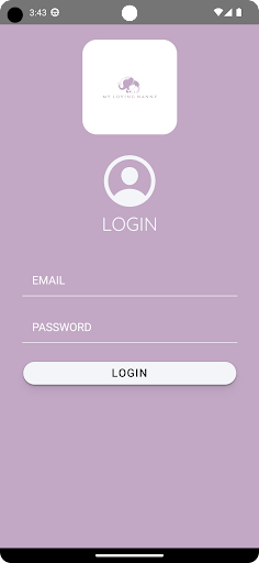 Android application My Loving Nanny Backup Care screenshort
