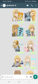 Captura de Pantalla 24 Vocaloid Sticker WAStickerApps android