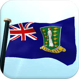 「英屬維爾京群島旗3D動態桌布」圖示圖片